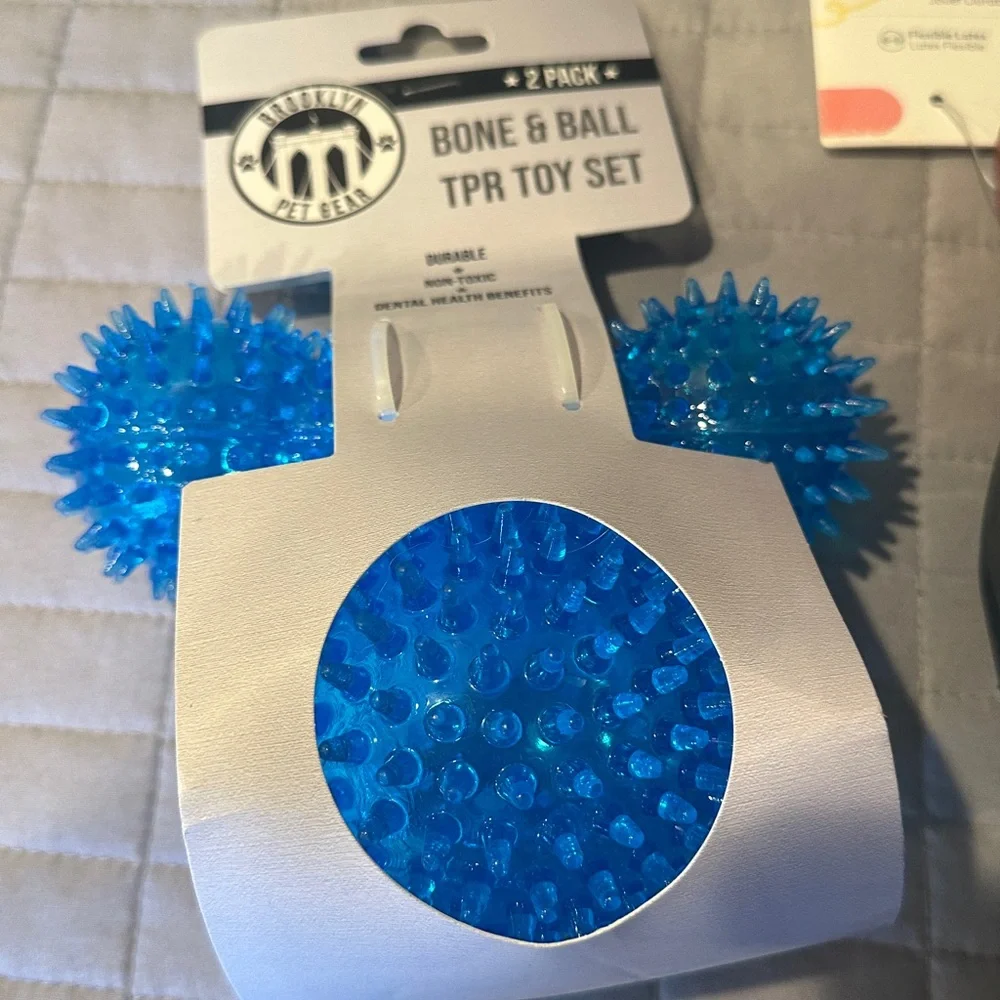 Happy Hour Crusherz Dog Toy and Ball & Bone set
